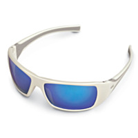 STIHL White Ice Glasses With Blue Mirror Lens