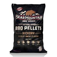 Bear Mountain Hickory BBQ Wood Pellets, 40 lbs.