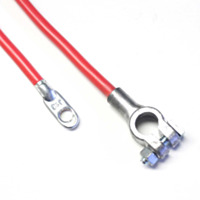 East Penn Battery Cable Top Post - 2 Ga, 15", Red