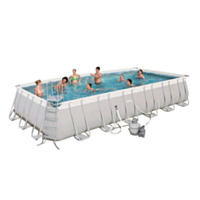 BESTWAY® Power Steel Rectangular Frame Pool Set, 24'x12'x52"