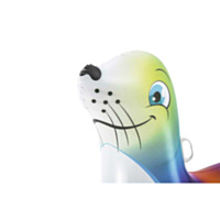 BESTWAY® H2OGO! Flash n' Splash Seal Kids Ride-On Pool Float