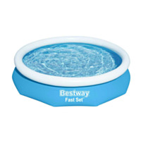 BESTWAY® Fast Set 10' x 26" Round Inflatable Pool Set