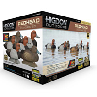 Higdon Standard Redhead, Foam Filled - 6 Pack