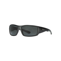 Huk Spearpoint Sunglass, Matte Black/Gray Lens 125