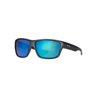 Huk Spar Sunglass, Matte Black/Smoke/Blue Mirror 125