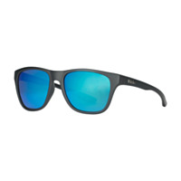 Huk Swivel Sunglass, Matte Black/Smoke/Blue Mirror 125
