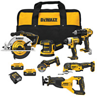 DeWalt DeWALT® 20V MAX Brushless Site Ready 7 Tool Combo Kit