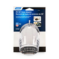 CAMCO® Clear 45 Degree Hose Adapter Sewer Fitting