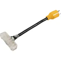Camco Power Grip 30-Amp 3-Prong Heavy-Duty Locking Generator Adapter