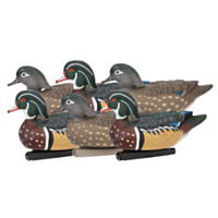 Zink 6 Pack Floater Wood Duck Decoys