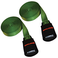 Malone® 15' Load Strap with foam buckle sleeve 2 Pack
