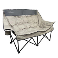 Black Sierra Big Bear Double Padded Sofa