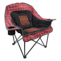 Black Sierra Heated Fleece Comfort Cloud Club Chair