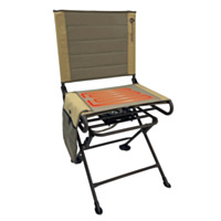 Black Sierra Engage Heated Seat Swivel Blind Chair