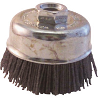 Dico Nyalox 3 In. Coarse Gray Angle Grinder Cup Brush