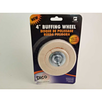 Dico Buffing Wheel with 1/4" Mandrel - 4", Cushion