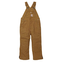 Carhartt Loose Fit Canvas Insulated Bib Overall - Youth