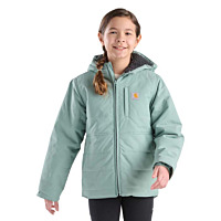 Carhartt Long Sleeve Full-Zip Montana Insulated Hooded Jacket - Youth