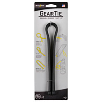 Nite Ize® Gear Tie® Reusable Rubber Twist Tie 18" - Black (2 Pack)