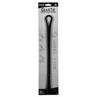 Nite Ize® Gear Tie® Reusable Rubber Twist Tie 32" - Black (2 Pack)