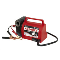 FILL-RITE® Portable DC Transfer Pump, 12V, 1/5 HP Rotary Vane, 3/4" NPT (No Nozzle)