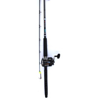 OKUMA 1000' 30 lb. Wire Pre-Spooled Trolling Rod & Reel Combo - 0000008496 - Runnings OKUMA 1000' 30 lb. Wire Pre-Spooled Trolling Rod & Reel Combo - 0000008496 - Runnings