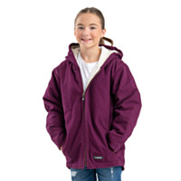 Berne® Girl's Softstone Hooded Sherpa Coat