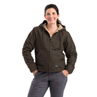 Berne® Women's Softstone Hooded Sherpa Coat WHJ43