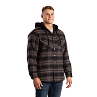Berne® Heartland Flannel Hooded Shirt Jacket
