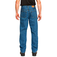 Full Blue Relaxed Fit Jeans, Light Wash, Size 48x32