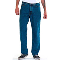Full Blue Relaxed Fit, Light Wash Jeans, Size 50x32