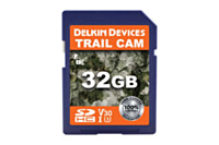 Delkin Devices Trail Cam SDHC U3/V30 32GB Memory Card