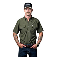 FERRELL Core - Men's Short Sleeve Snap Shirt
