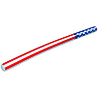 Swimline 72" Patriotic Stars and Stripes Inflatable Swimming Pool Doodle Float