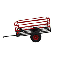 YUTRAX 26 cu. ft. ATV Utility Trailer