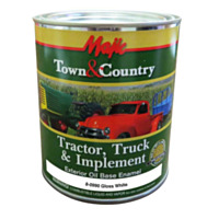 Majic Paint Town & Country Tractor, Truck & Implement Oil Base Enamel, 1 qt. - Gloss White