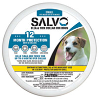 Salvo Flea & Tick Collar for Dogs (2 Pack) - Small