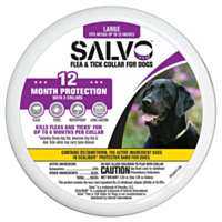 Salvo Flea & Tick Collar for Dogs (2 Pack) - Large