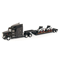 TOMY® Big Roads® Peterbilt Semi with Bobcat® Skidloaders