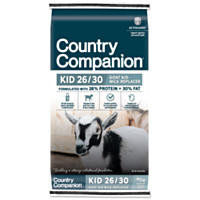 Country Companion - Goat Kid 26/30 Milk Replacer, 25 lbs.