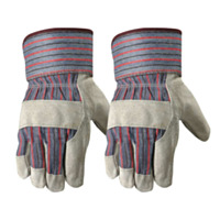 Wells Lamont Suede Cowhide Leather Palm Glove, 2 Pack