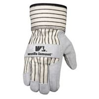 Wells Lamont® Men's Suede Cowhide Leather Palm Glove - Grey , SM