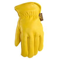 Wells Lamont Insulated Grain Deerskin Glove, Gold
