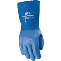 Wells Lamont® Heavy Duty PVC Glove -Thermal Lined - Royal Blue , LG