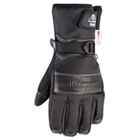 Wells Lamont Black Winter Gloves with Leather Palm, Waterproof Glove Insert