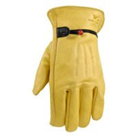 Wells Lamont Grain Cowhide Leather Glove, Tan