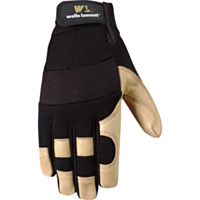 Wells Lamont Grain Pigskin Leather Glove, Black