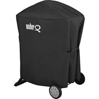 Weber Q Black Q 100/1000 & Q 200/2000 with Cart Grill Cover