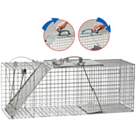 Havahart® 1-Door Easy Set Cage Trap for Raccoons, Stray Cats, Groundhogs, Opossums, and Armadillos