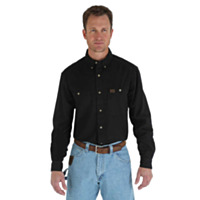 Wrangler RIGGS WORKWEAR Twill Work Shirt, Long Sleeve